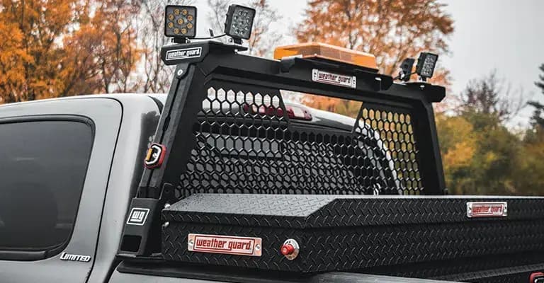 Secure truck-bed toolbox and organized storage system